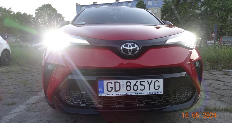 Toyota C-HR cena 127000 przebieg: 12000, rok produkcji 2021 z Gdańsk małe 742